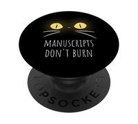 Boulgakov « Les manuscrits ne brûlent Pas ! » Citation PopSockets PopGrip Adhésif