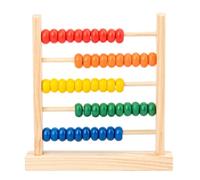 Boulier à Cadre en Bois - Jouets de comptage pour, Jouets mathématiques pour l'éducation précoce pour Les Tout-Petits, boulier à Cadre en Bois avec Perles Multicolores, Ensemble d'activités de