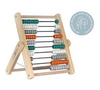 Boulier abaque avec 100 boules colorées en bois bleu pétrole - Kindsgut Bleu G