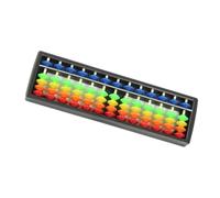 Boulier ABS à 13 tiges avec perles supérieures et inférieures divisées | pour la pratique des cours de mathématiques