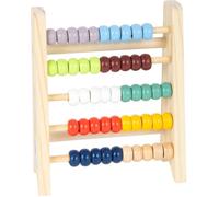Small Foot Design Boulier de voyage Educate 10848 – en bois, 5 rangées de 10 perles – dès 6 ans