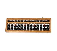Boulier en bois coloré à 13 chiffres pour | Ressource éducative pour, pratique du calcul mental, construction légère et, étude à domicile