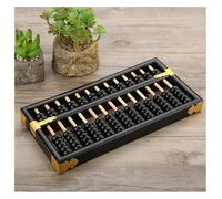 Boulier numérique standard, outil de calcul mathématique, boulier professionnel à 13 colonnes, fonctionnel et pédagogique, 1 pièce(Black)