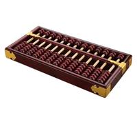 Boulier numérique standard, outil de calcul mathématique, boulier professionnel à 13 colonnes, fonctionnel et pédagogique, 1 pièce(Rosso)