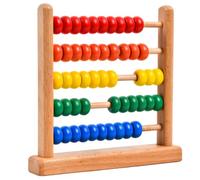 Boulier pour les mathématiques des enfants, blocs de comptage en bois avec perles réglables, jouets éducatifs et lisses pour l'apprentissage des mathématiques pour tout-petits pour cultiver les opéra