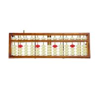 Boulier professionnel avec bouton de réinitialisation Pieds en caoutchouc antidérapants Calculatrice chinoise pour étudiants, enseignants, leçons de mathématiques