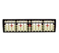Boulier standard, boulier éducatif vintage à 17 colonnes en plastique, outil de calcul chinois et japonais, idéal for l'école le bureau