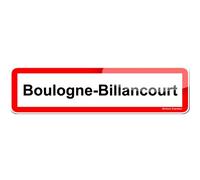 Boulogne-Billancourt (15x4cm) - Sticker/Autocollant