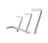 Boulon à angle droit en forme de 7 M4 ~ M12 304 en acier inoxydable, boulons d'ancrage à angle droit en forme de L à 90 °, vis(M6x100mm(2pcs))