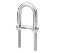 Boulon à bride en U en acier inoxydable 304, Jeu de boulons en U acier inoxydable 304, 9 pièces, plusieurs tailles(M8*100)