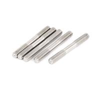 Boulon à double extrémité SOURCING MAP Goujon Double Extrémité Fileté Vis Boulon Inox 304 M6 x 50mm 5Pcs