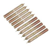 Boulon à double filetage SOURCING MAP Cintre Double Terminal Cheville Vis Bois Meuble Connexion M5x40mm 24Pcs