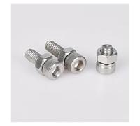 Boulon à douille hexagonale en acier inoxydable 304, M2 M2.5 M3 M4 M5 M6, filetage métrique DIN912, vis Allen, vis métalliques for Machine(Bolts Nut Set,25MM_M3 (30PCS))