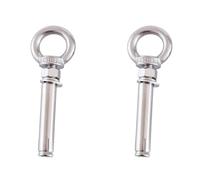 Boulon à expansion avec anneau de levage, Lot de 2 boulons à œil de levage à expansion en acier inoxydable M10 avec anneau et crochet d'ancrage for brique et béton(M10x110mm)