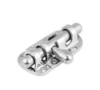 Boulon à Glissière chromé, Serrure de Boulon de Baril en Acier Inoxydable pour Porte de Bateau Marin, Verrou de Fenêtre, Verrou à Glissière, Boulon à Barillet, Fermoir 60mm (60mm)