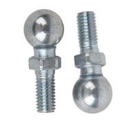 Boulon à goujon à bille Kuuleyn, 2 pièces 10mm M8 boulon à goujon à bille d'acier inoxydable de voiture, pour béquille à gaz capot à extrémité
