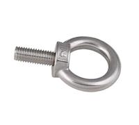 Boulon à œil de levage 1/2/5 pièces M3 M4 M5 M6 M8 M10 M12 boulon à œil 304 vis de levage marin en acier inoxydable trou boucle d'anneau for corde câble(M12-1pcs)