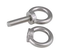 Boulon à œil de levage en acier inoxydable, boulons à œil en acier inoxydable 304, différentes tailles M3 à M24 pour le levage de câbles (40 mm, M20-1 PCS)