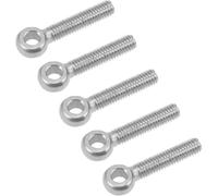Boulon à œil de levage M10 en acier inoxydable 304, 5 pièces, for fixations de vannes de pipeline(M10x55mm)