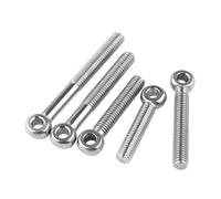 Boulon à œil de poisson à anneau, vis à trou coulissant M5 M6 M8 M10 M12 M14 M16 M18 M20 M24, acier inoxydable 304, demi-filetage/filetage complet(M24x200mm-HT-1pcs)