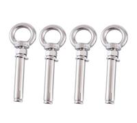 Boulon à œil d'expansion, Lot de 4 boulons à œil d'expansion levage anneau M10, vis en acier inoxydable 304 adaptées(M10x70mm)