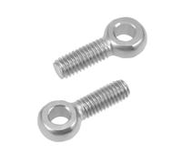 Boulon à œil fileté M6 M8 M10 M14, acier inoxydable 304, 2 à 10 pièces(M8 x 50mm 2pcs)