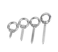Boulon à œillet, Boulon à œil de levage autotaraudeur 304 M4-M16, anneau circulaire mouton, crochet(M8x80mm)