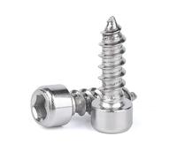 Boulon à œillet, Boulons, vis, boulons, 10 pièces/lot M2 .5 M3 M5 M6 autotaraudeuses à tête cylindrique six pans creux(50mm X10pcs,M3)