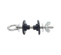 Boulon À L'œil En Acier Inoxydable Avec Écrou - Fixation De Vis D'œil Lourde, Boulon En Acier Fileté Durable | Matériel De Luminaire De Machine D'exercice, Outil D'installation De Gymnase Professionne