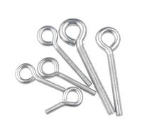 Boulon à oeil en acier inoxydable, Boulon à œillet crochet fermé for levage l'aide d'un en acier au carbone zingué argenté M3-M12(M5x60mm(10PCS))