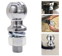 Boulon à rotule d'attelage, boule d'attelage 50 mm 3,5T rail de ferme à rotule, attelage de remorquage Quad, boulons à rotule droits rail de ferme pour tracteur Quad ATV Van (M22)