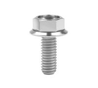 Boulon à tête bombée en Titane M6 x 10/15/20/25/30/35 mm pour Motos, M6, 15 mm