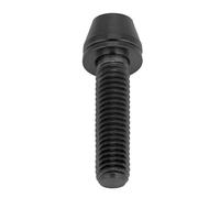 Boulon à TêTe Conique De 8mm, Fixation à Vis Avec Rondelle Pour VéLo De Montagne, Noir M5x20