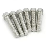 Boulon à tête hexagonale en acier inoxydable 304, 25 pièces, M2.5 M3, capuchon à douille hexagonale, vis à tête Allen, longueur du filetage 3mm-20mm(M2.5x8mm)