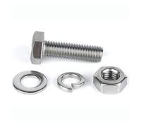 Boulon à vis hexagonale extérieure en acier inoxydable 304 avec écrous de laveuse Vis hexagonales externes Ensemble de 4 boulons M16 DUO ER (Size : M16x110 1set)