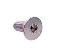 Boulon à vis tête fraisée plate en acier inoxydable 304, M3 M4 M5 M6, trou creux travers le passage de sortie d'air, douille hexagonale, 2 pièces(16mm,2pcs M3)