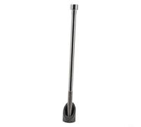 Boulon adaptateur de potence de vélo 22,2 mm chromé pour route City pour cruiser - Pièce de rechange en acier de 170 mm de long finition argentée