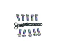 Boulon banjo for étrier de frein de moto, vis de vidange d'huile/vis creuse M8 M10 x 1,25 mm M10 x 1 mm(Multicolor-B M10X1.25)