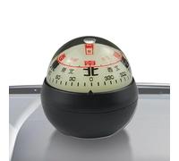 Boulon boussole pour tableau de bord, direction de navigation avec double cadrans | Design lumineux pour tableau de bord, boussole, pour bateaux, véhicules d'extérieur