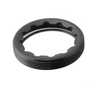Boulon de bras de manivelle en alliage d'aluminium auto-extractible 24 à 30 mm pour vélo de route Rotor Aldhu noir (capuchon noir)