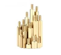 Boulon de cadre de plaque de support hexagonal mâle et femelle en laiton M2-M5(M3 (T 6mm),55mm (5p))