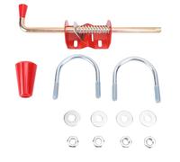 Boulon de canne d'ancrage de porte robuste, 17,3 pouces, ancre de porte de ferme, clôture de bétail, tige de chute, accessoire de bétail pour tube de fer, empêche l'affaissement