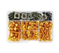 Boulon De Carénage De Moto pour Suzuki GSKSR 600 750 1000 K1 K2 Kz Kch K5 Ksh Ksht K8 Kya K10, Kit De Vis De Fixation De Pare-Brise Écrous boulons et Vis(Or)