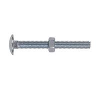 Boulon De Coach Sealey Et Écrou DIN 603 - M8 x 75Mm Zinc Paquet De 50 CBN875