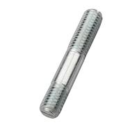 Boulon de fixation à vis M12 double Ebi Argenté 12x120 mm