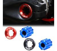 Boulon de fixation de manivelle M20 x 8 mm pour HollowTech II compatible avec vélos de route et VTT (rouge + outil)