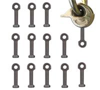 Boulon de levage perforé à tête ronde, goupille en acier haute résistance 20Mn2A for béton préfabriqué, compatible avec épandeur bec canard 1,3T-10T(1.3T-65mm-15pcs)
