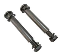 Boulon de machine elliptique - Ensemble professionnel de deux boulons noirs lourds cadre vélo d'exercice, kit de réparation matérielle équipement de sport | Quincaillerie vélo d'intérieur femme homme