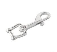 Boulon de manille en acier inoxydable 316 avec connexion filetée pour plongée sous-marine, plongée avec tuba, yacht et bateau de sécurité (85 mm)