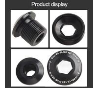 Boulon de manivelle auto-extractible M15/M26 pour vélo SRAM GXP, convient pour X7 X9 X0 pour XX1, construction en aluminium (Nut)